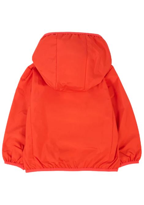 Giubbino neonato rosso con cappuccio SAVE THE DUCK | I30006X/DEBROSSO